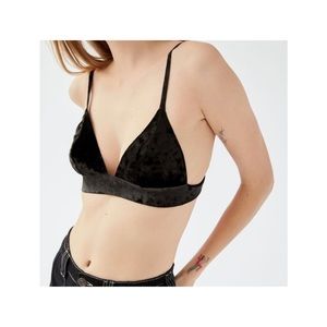 ♥︎ Out From Under Fusion Velvet Triangle Bralette ♥︎
